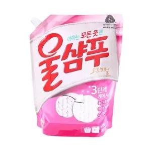 ( )섬유케어 중성세제 울샴푸 오리지널 1.4L 리필 겸용 리필세제 세탁세제 물세제 일반기용