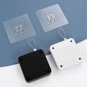 자동 스트링 도어 클로저 슬라이딩 도어 오피스 욕실 침실 가정용 간편 무소음 무타공 클로저