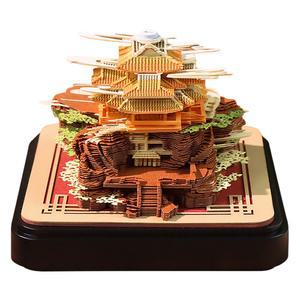 2026년 입체 종이 조각 달력 메모지 창의 3D 장 손으로 찢은 고궁 문화 창작 선물 맞춤 제작