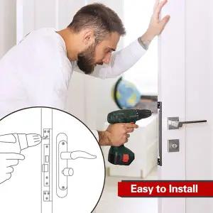 도어 래치 보호 커버 보이지 않는 도어 래치 보호기 홈 보안 다용도 사용은 래치액세스를 차단