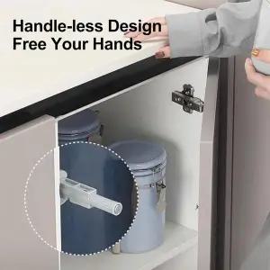 푸시 투 오픈 도어 캐치 찬장용 푸시 래치 24팩 옷장 도어용 도어 캐치 마그네틱 래치 간편한 설치