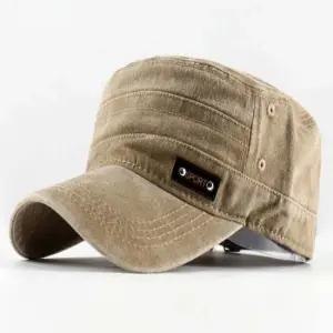 남여공용 등산 낚시 빈티지 스타일 레터링 장식 군모