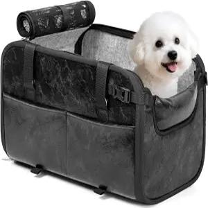 센터 콘솔용 YUDODO 대형 도그 카시트(폭 9인치) 안전한 보호 후크 미끄럼 방지 애완동물 팔걸이 부스터