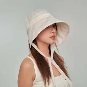 은창)파스텔 와이드 매듭 보닛 모자 여름 선캡 벙거지