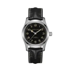해밀턴 H70605731 카키필드 머피 남성 가죽 오토매틱 42mm