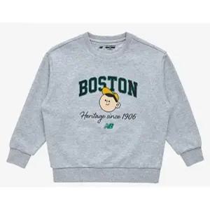 뉴발란스 키즈 보스턴 로고 맨투맨 티셔츠 BB NK9CC1102U 15 50 64 70