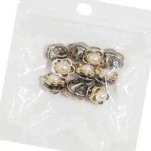 [하프클럽/]진주꽃 브로치 정장용 장식핀 아이템 스타일 악세서리