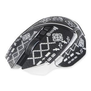 [미국배송] 레이저 바실리스크 V3 / 프로 마우스 미끄럼 방지 피부 자가 접착 프리컷 땀 게임 액세서리용 이모뉴크 그립 테이프 스티커 (블랙)