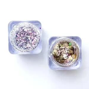 글리터파우더 손톱장식 네일아트재료 셀프네일 2색 (WFKBJI2)