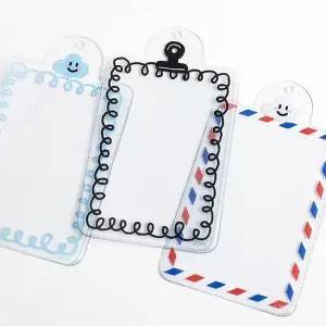 귀여운 포토카드 홀더 키홀더 7P 포카 볼체인 키링 (WFKBZVM)