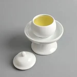 [하프클럽/]물그릇 백자 옥수 120ml 도자기 제수용 불교용품 SS 그릇