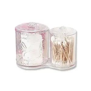 엔틱 면봉 화장솜 보관함 1P 면봉케이스 화장솜통 WB1056B