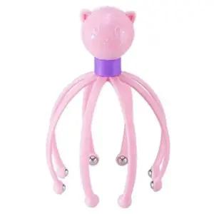 동물 모양 헤드 마사지기 두피 머리 셀프 지압기 (WFKBQPZ)