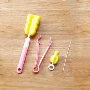 병 젖병세척브러쉬 주방 세척솔세트 물병솔 젖병솔 물병솔 회전솔