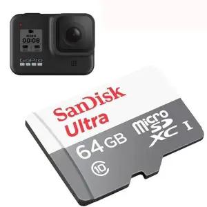 [하프클럽/]히어로 고프로9 마이크로 메모리 SD 호환 64GB 카드