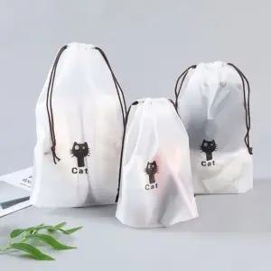 스트랩 방수파우치 PE 다회용 주머니 소품 여행 대 (WFKBRIL)