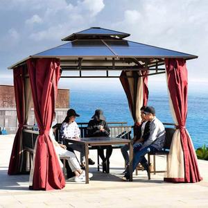 야외 파고라 바베큐장 캠핑 5m 마당 탁자 조립식 5X2 2 5X3m 파라고 단일