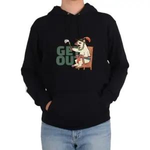 고품질 기모후드티 사또 겟아웃 판사 강아지그림 전색상 사이즈 (WFKBAT8)