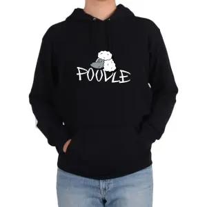 고품질 기모후드티 푸들 얼굴 강아지 견주그림 전색상 사이즈 (WFKBAS3)