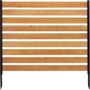48x48인치 목재 프라이버시 울타리 스크린 야외 마당 쓰레기통용 나무 패널 AC 유닛 수영장 정원 방풍