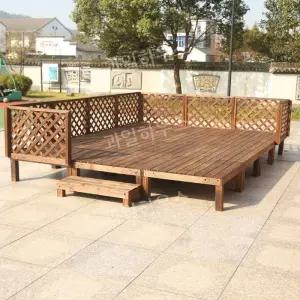 야외평상마루 옥상평상 마당테이블 공원 쉼터 데크