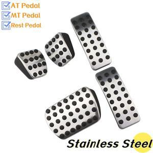 메르세데스-벤츠 호환 호환 A B CLA GLA GLE ML R W164 X156 W251 패드 용 스테인레스 스틸 자동차 페달 커