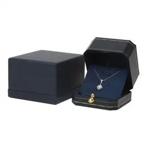 [하프클럽/]앤틱 인기 형 주얼리 하드 감성 케이스 목걸이 네이비