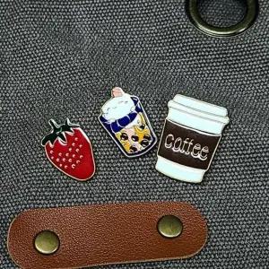 [하프클럽/]앞치마 카페 캐주얼 포인트 브로치 필수템 커피