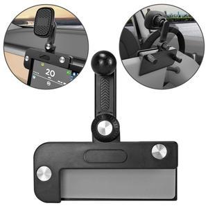 테슬라 호환 모델 3/Y/X/S 용 자동차 스크린 폰 스탠드베이스 에너지 차량 디스플레이 홀더 마운트 17mm 볼