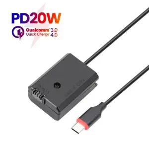 USB C NP-FW50 더미 배터리 소니 a7r a7m2 a7rm2 a7s a7sm2 RX10 M2 M3 M4 ZV-E10 카메라 충전기