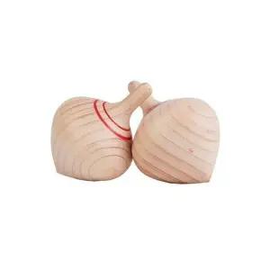 고품질 편백나무지압봉 미니팽이 2개입 지압기 미니편백팽이 (WFKBZO6)