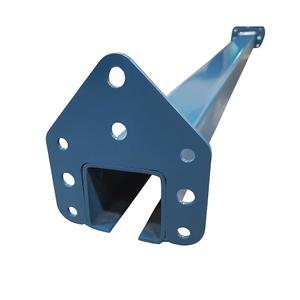 얼티밋 유니빌트 블루 밀폐 컨베이어 트랙, 사전 용접 요크, 5피트 - 경~중형 작업, 농장 및 산업용, 조정 가능한 하중 처리기용 트롤리 레일