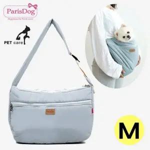 [하프클럽/]미니멀 라이프 슬링백 블루그레이 중형 가방 경량 메신저백