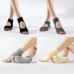 필라테스 양말  논슬립 오픈 토삭스 덧신양말