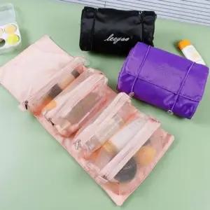 여행용 파우치 탈부착 세면 메이크업 화장품 대용량 망사 분리형 여행 (WFKCQAL)