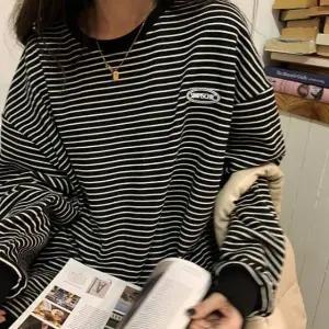 스트라이프 패치 DA 0008 티셔츠 (WFKC2YH)