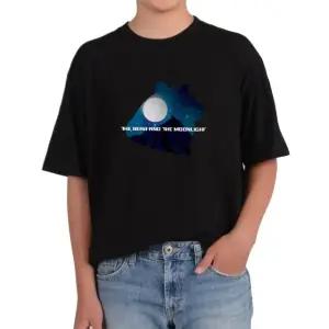 오버핏반팔티 곰 보름달 베어 bear moon 다양한색상 전사이즈 (WFKC7FO)