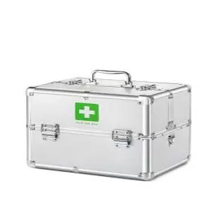 알루미늄구급함 약통가방 휴대용케이스 오픈형 양쪽 다용도 스테인리스 대용량