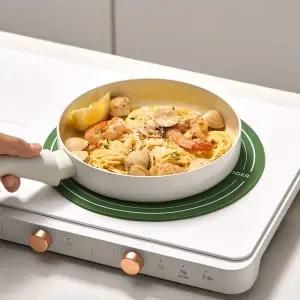 바겐슈타이거 주방용 실리콘 인덕션 보호매트 원형형 열보호 25cm 5color