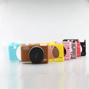 캐논 EOS M100 M200 충격 방지 고무 커버용 실리콘 갑옷 카메라 바디 케이스