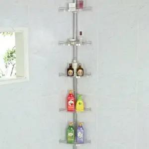 코너수납선반 5단투명코너선반 욕실코너선반 투명 5단 수납선반 (WFKDJ3T)