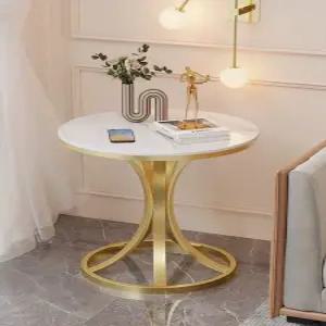 대리석 원형 테이블 티 사이드 쇼파 노르딕 커피 식탁 원탁 라운드 소파