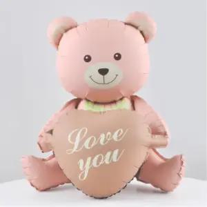 유치원 입학식 강당 큰 곰돌이 은박풍선 키즈카페 이벤트