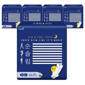 예지미인 순슬림 슈퍼롱 오버나이트 10Px5팩