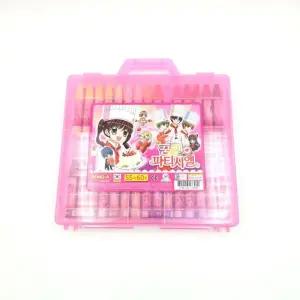 크레파스 55색60본 크레용 꿈빛 파티시엘 여아용반팔 여름잠옷 파자마세트 여성 반바지 홈웨어