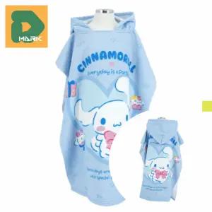 귀여운 샤워가운 여아 타올 부드러운 비치가운 아동용 캐릭터 수영장 가운 물놀이 목욕가운 후드형 준비물