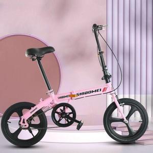 접는자전거 12인치 폴딩 접이식 미니 휴대용 화이트