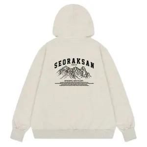 [폴앤폴]설악산 오버핏 남여공용 후드티 5컬러