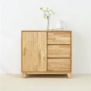 네추럴 원목 원룸옷수납장 미닫이수납장