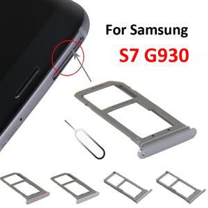 삼성 호환 갤럭시 호환 S7 G930 전화 하우징 새 SIM 카드 어댑터 및 마이크로 SD 트레이 홀더